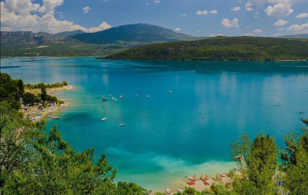 Camping, Mobil Home Equipe Proche Du Lac De Sainte Croix Et Des Gorges Du Verdon Exteriör bild